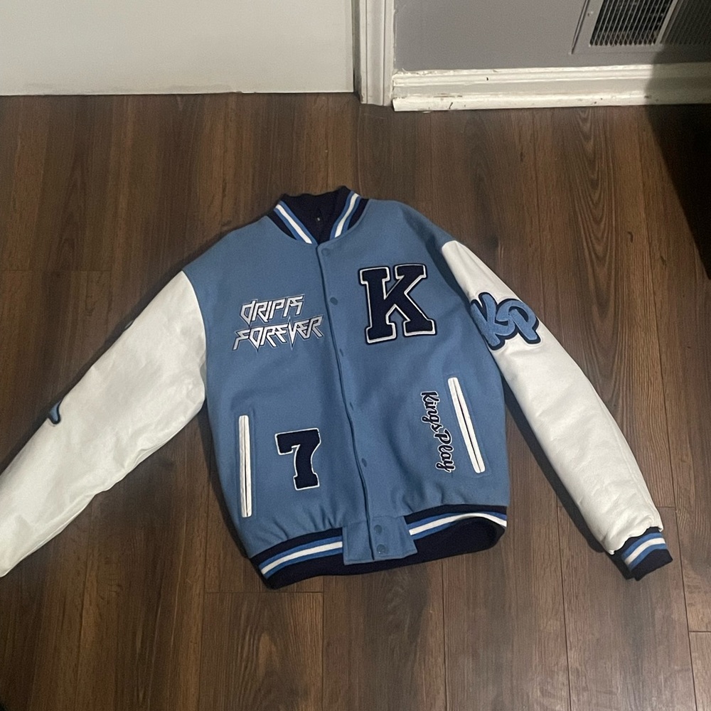 KING PLAY BLUEBALL VARSITY JACKETS